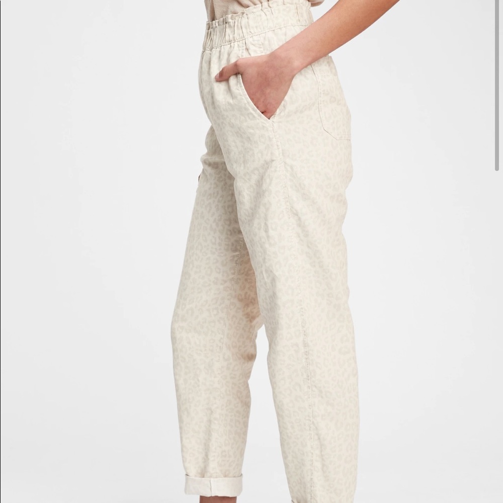 Gap paper bag waist pants